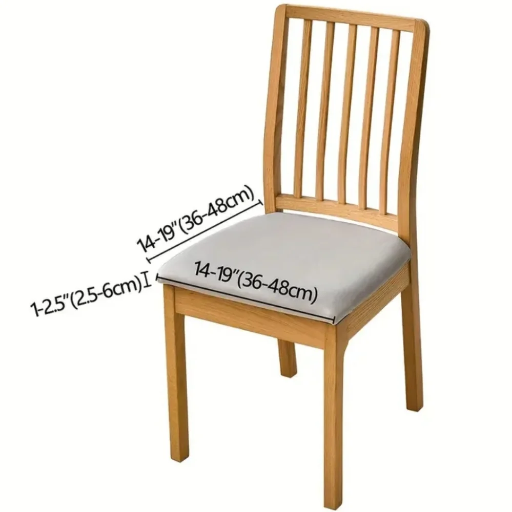 4pcs Forest green stretchy dining seat covers